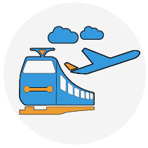 Rail shipping aviation